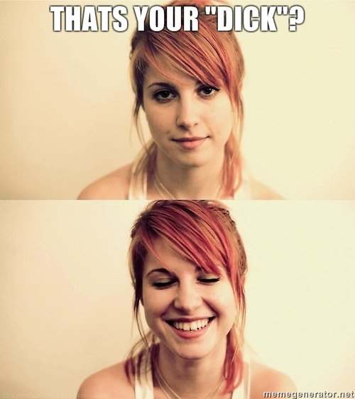 dick, girl and hayley williams