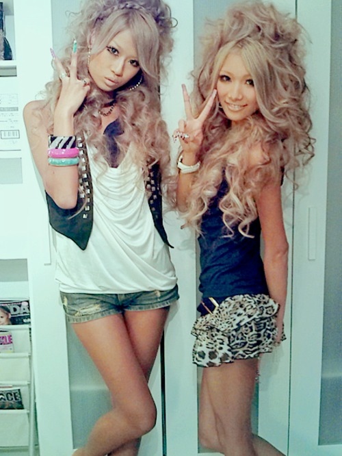 asian, blond and fashion