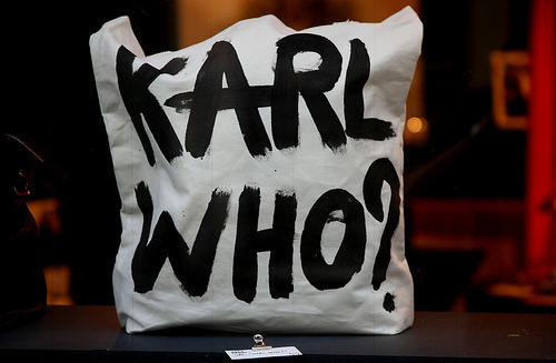 bag, black and karl lagerfeld