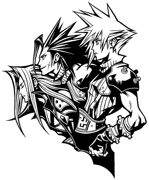 bluelover382, cloud strife and crisis core
