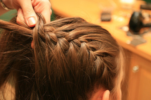 braid, brown and brunette