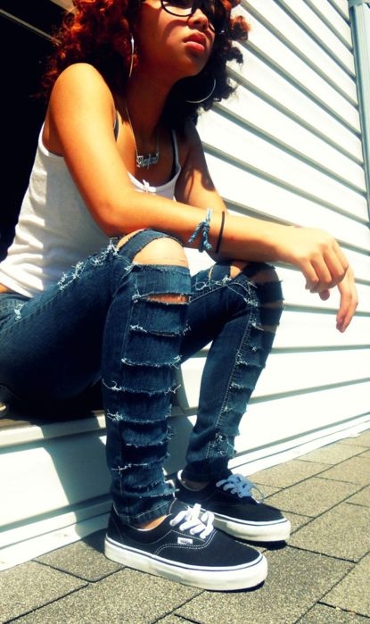 dope, girl and jeans