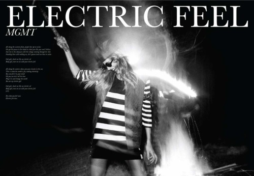 electric feel, fashion and girl