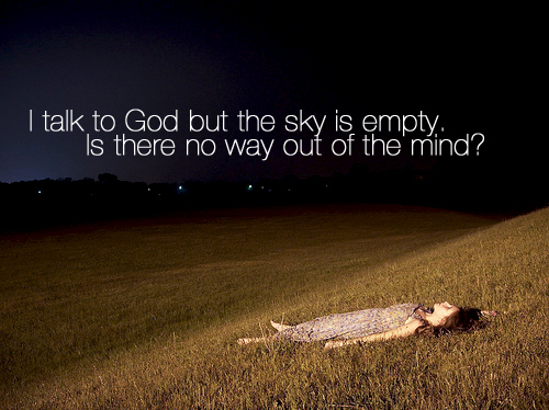 empty, girl and god