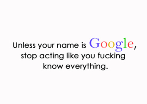 everything, google and know