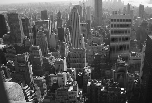 b&w, new york and nyc