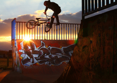 bicycle,  bmx and  boy