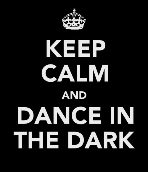 black, dark and keep calm