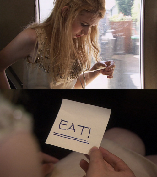 blonde, cassie and eat