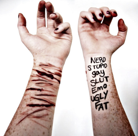 blood,  bullying and  label