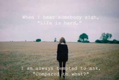 compared,  girl and  hard