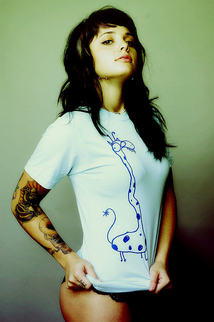 giraffe, girl, hair, piercing, radeo, radeo suicide