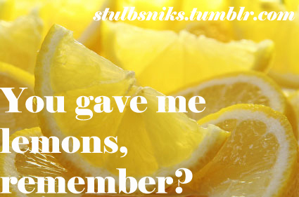 lemon,  lemons and  sad