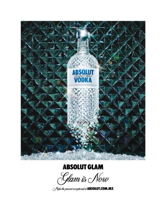 absolut, absolut glam and absolut mexico