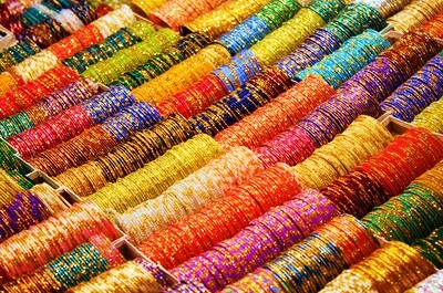 accesories,  bangles and  colorful