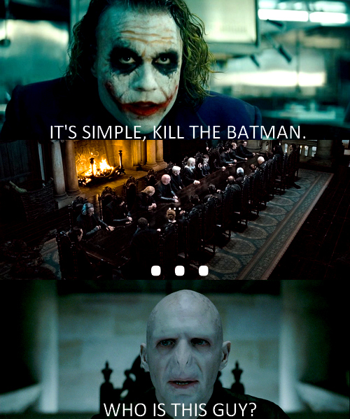 batman, crossover and harry potter
