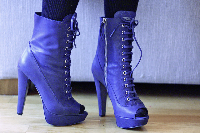 blue, boots and miu miu