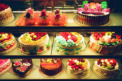 cake, colorful and delicious