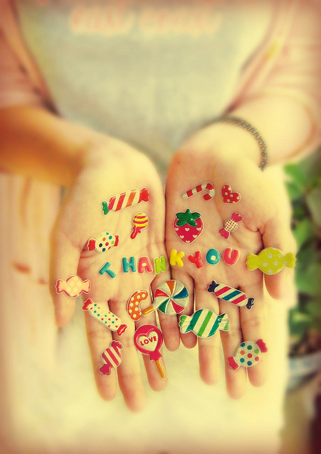 candy, hand and love
