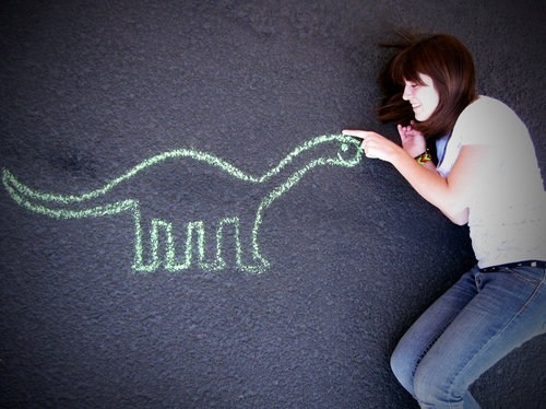 chalk, dinosaur and funny