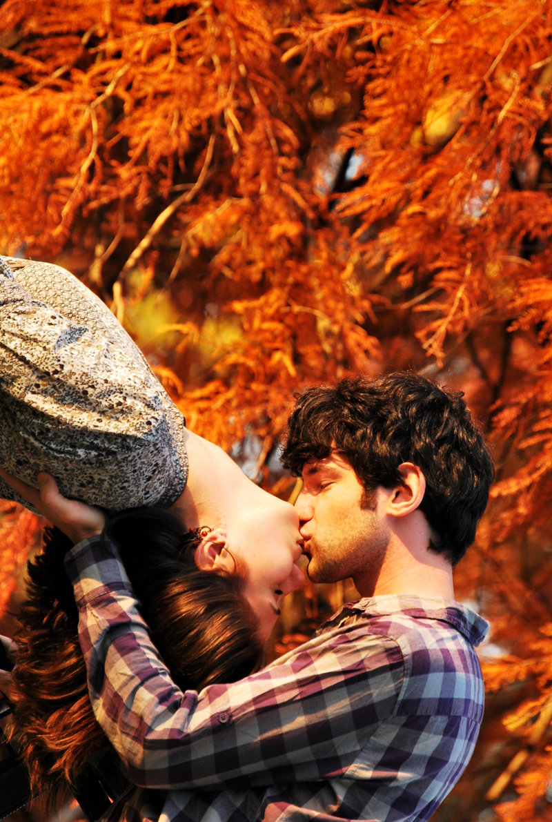autumn, couple and cute