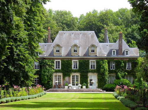 beautiful, building, castle, chateau, cute, grass