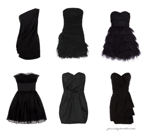black, dresses and jariiieey