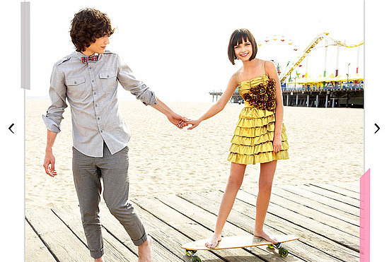 boy, girl, longboard, skate, yellow