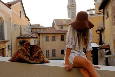 brown,  fashion and  floppy hat