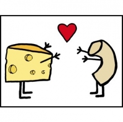 cheese,  food and  hearts