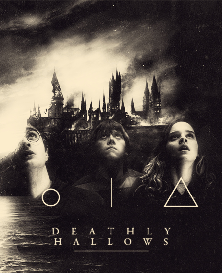 cloak, deathly hallows, harry, harry potter, hermione, hogwarts