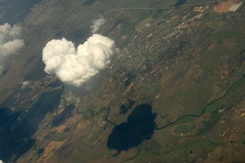 cloud, heart and love
