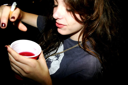 cory kennedy, drink and girl