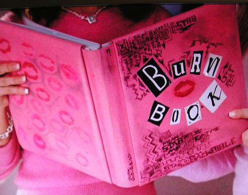 awesome,  beautiful and  burn book