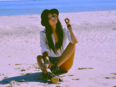 beach,  boots and  fashion