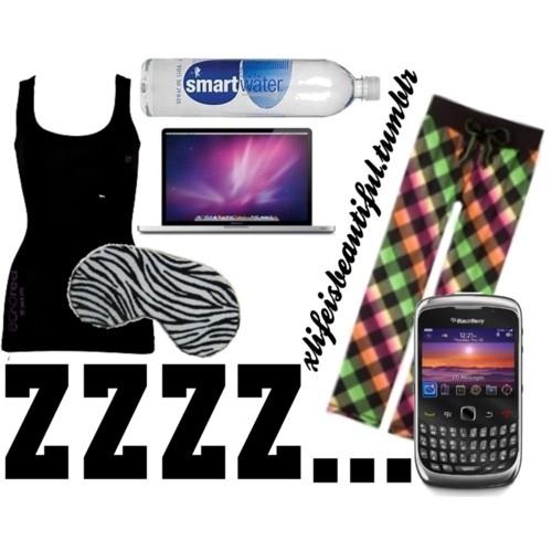 blackberry, macbook pro and polyvore