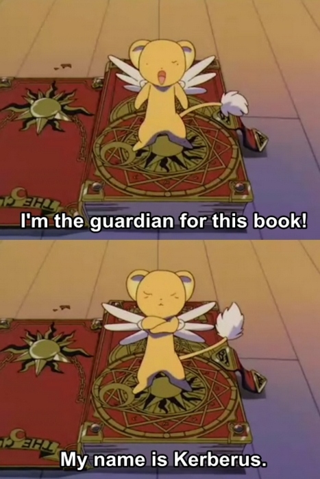 book, clow and guardian