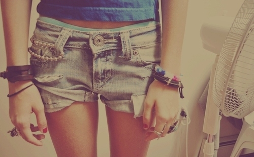 bracelets, fashion, junel, shorts, tank top
