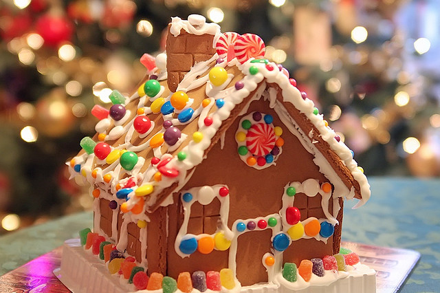 candy, christmas and gingerbread house