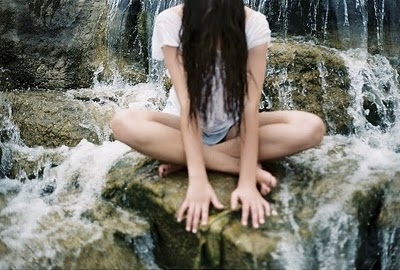 girl, long hair, nature, photography, stones, thin