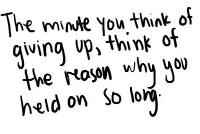 give up,  minute and  reason why