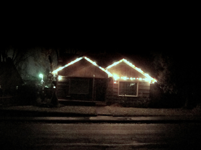 america, christmas and christmas lights