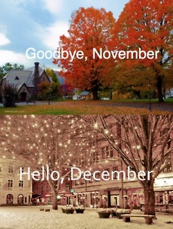 autumn,  december and  hello