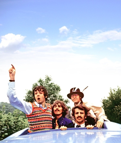 band, beatles and beatles in color
