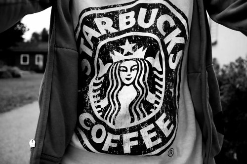 black and white, coffee and fashion