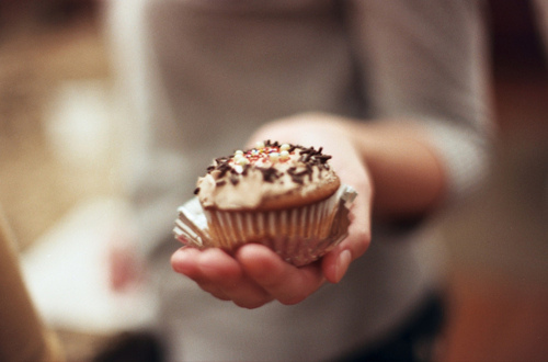 brown, chocolate and cupcake