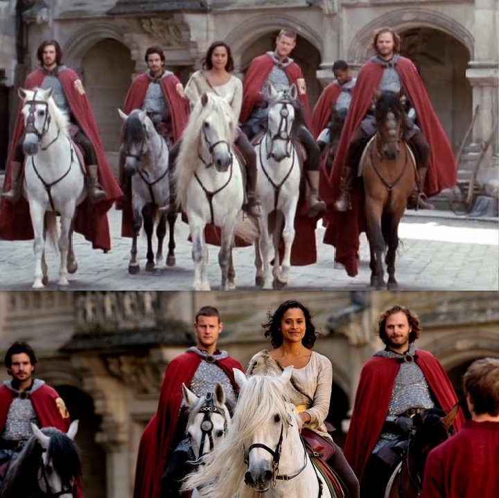 gwaine, gwen and knights of camelot