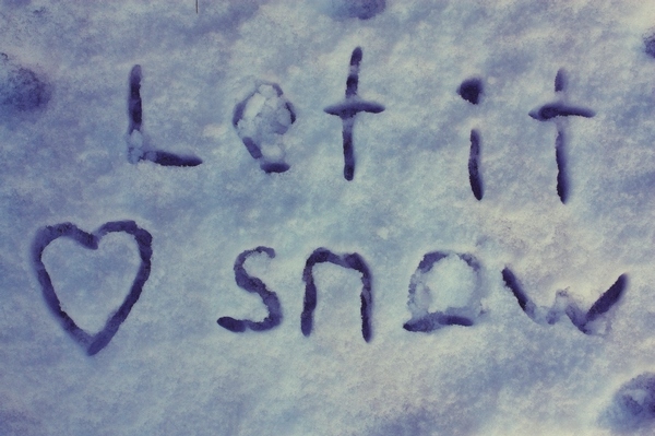 heart, let it snow and snow