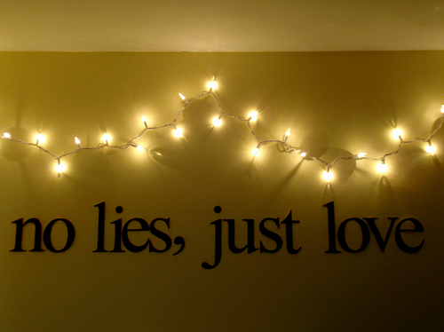 just love, light and no lies