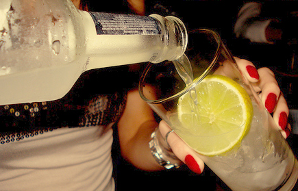 alcohol,  drunk and  lemon